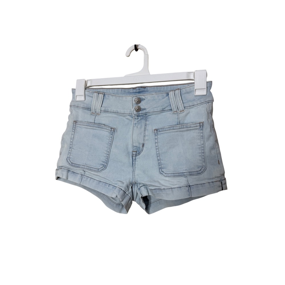American Eagle Outfitters Denim Shorts Light Wash Size 4 Next Level Stretch